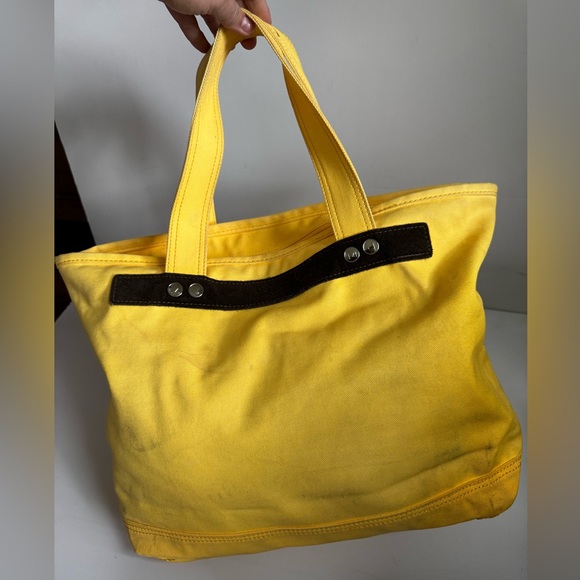Marc Jacobs Yellow Canvas Tote - Picture 6 of 9